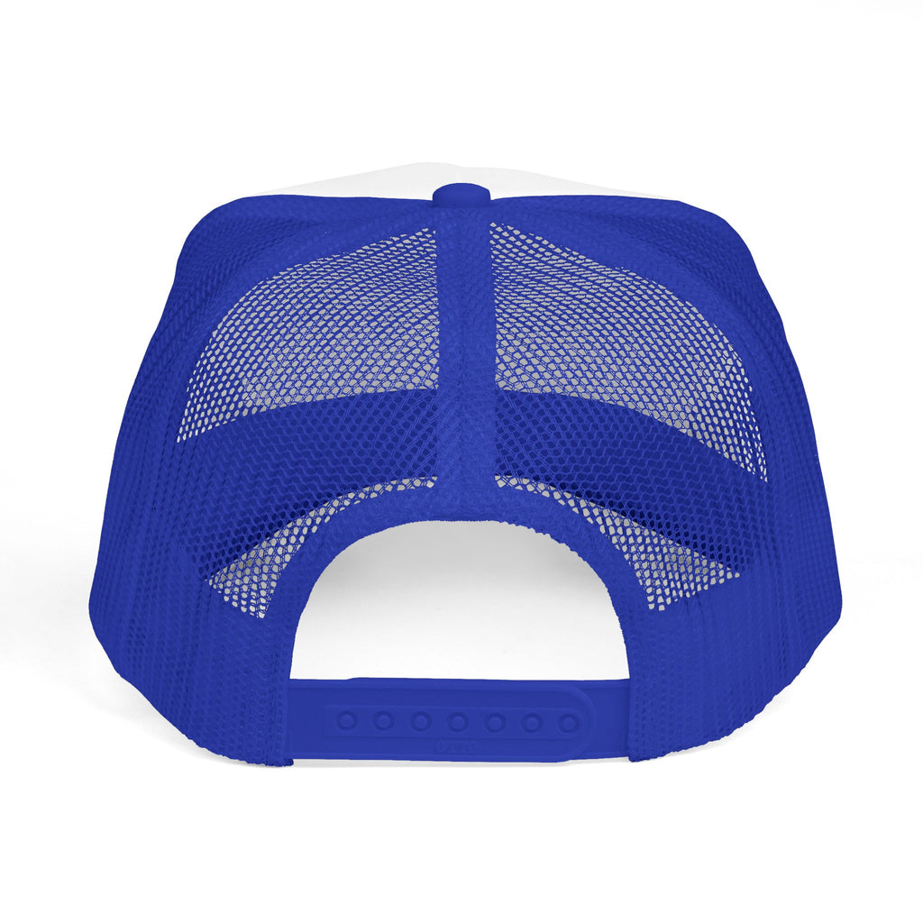 Space Boyz Trucker Hat — Retro Toy Block Logo Cap